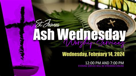 Ash Wednesday Services St James Alpharetta