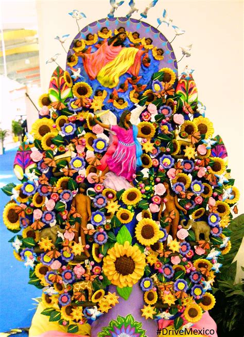 Arbol De La Vida Tree Of Life Clay Structure Created By Artisans From