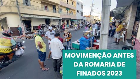 Movimentação em Juazeiro do Norte antes da romaria de finados 2023