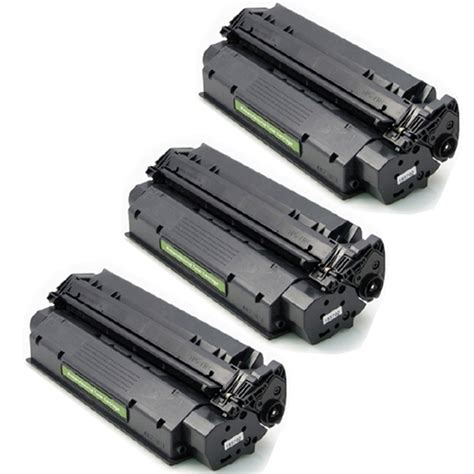 Compatible 3 Pack HP 15A C7115A Black Laser Toner Cartridge LaserJet