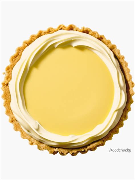 Cute Retro Banana Custard Cream Pie With Whipped Cream Sticker For