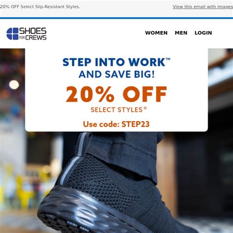 Promo Codes For Shoes For Crews Online Emergencydentistry