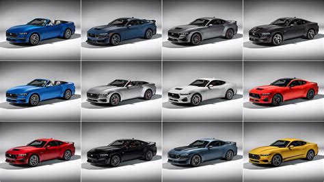 2025 Mustang Color Chart Teddy Gennifer