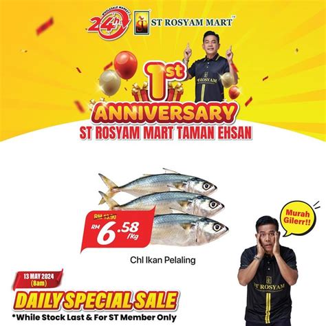 St Rosyam Mart Taman Ehsan S St Anniversary Promotion