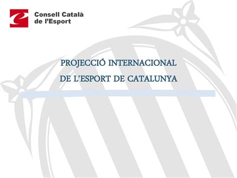 Consell Català de lEsport 10 LÍNIES MESTRES ppt descargar