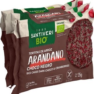 Organic Bio Tortitas De Arroz Ecol Gicas Con Ar Ndanos Y Chocolate