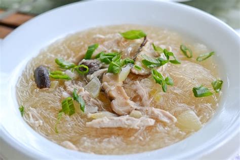 Chicken Sotanghon Soup (Bean Thread Noodle Soup) - Salu Salo Recipes