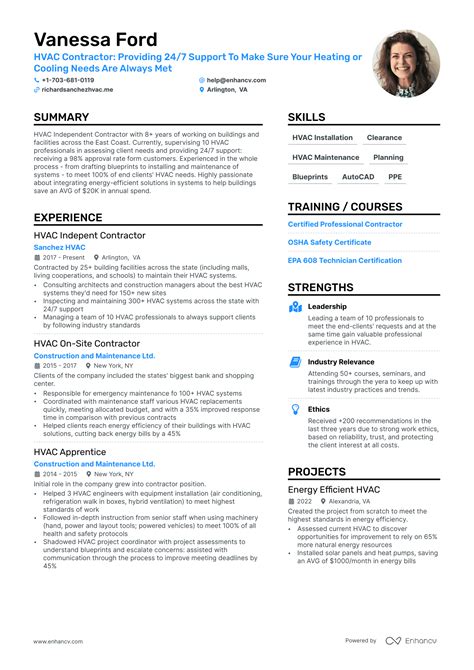 5 Contractor Resume Examples And Guide For 2024