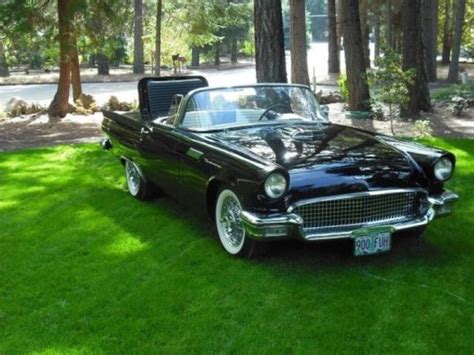 1957 T Bird Convertible 50 Miles 312 V8 RWD Manual Classic Ford