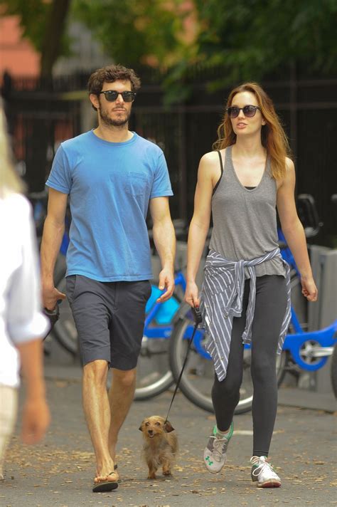 Leighton Meester And Adam Brody Out And About In New York Hawtcelebs