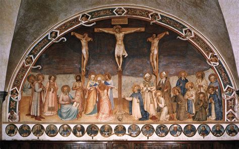 Crucifixion and Saints - Fra Angelico - WikiArt.org