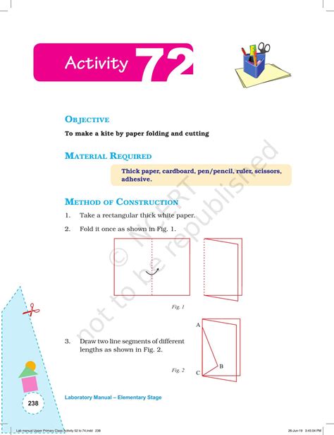 NCERT Laboratory Manuals For Class VI To VIII Mathematics Activities