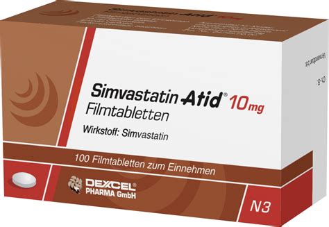 Simvastatin Atid 10 Mg Filmtabletten Gelbe Liste