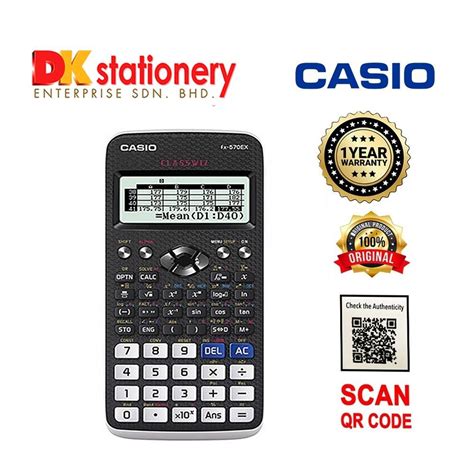 Casio Scientific Calculator I Fx 570ex Classwiz 100 Original