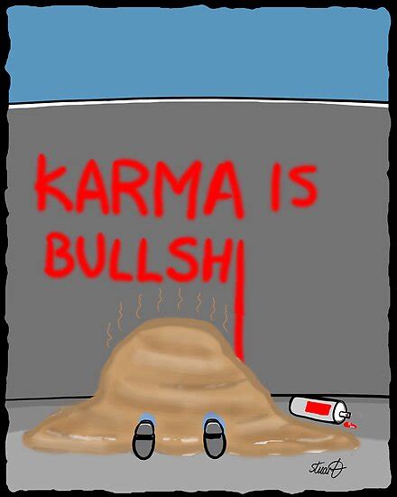 "Karma Cartoon" by David Stuart | Redbubble