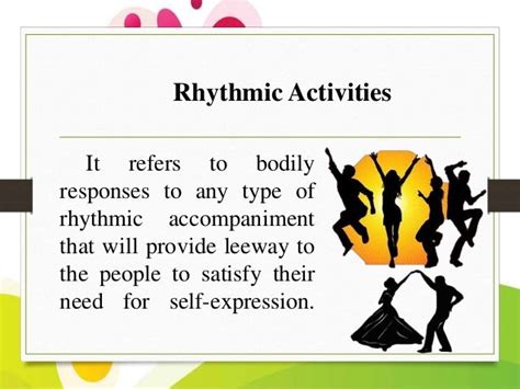 Rhythmic Activities