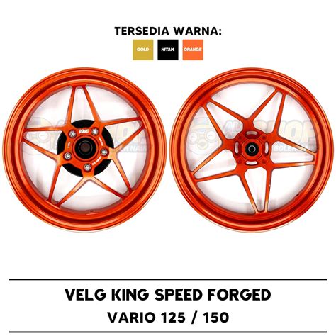 Jual Velg King Speed Vario 125 150 Kingspeed Aluminium Forged