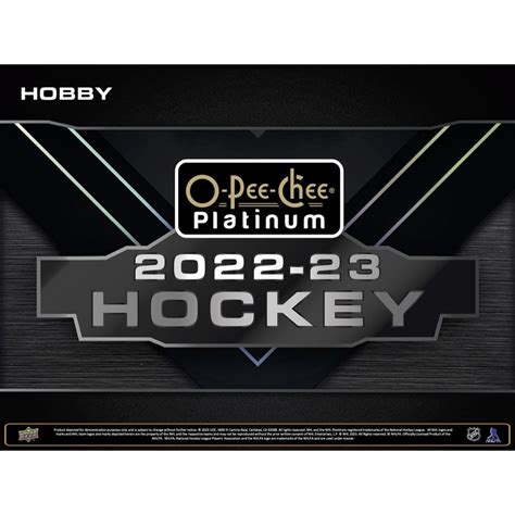 2022 23 Upper Deck O Pee Chee Platinum Hockey Hobby Box Steel City