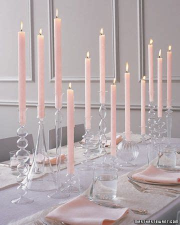 Glass And Pink Candles For My Pink Lover Friend Inexpensive Wedding