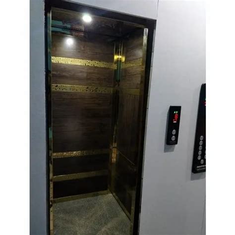 Mirror Finish Stainless Steel Residential Elevator Max Persons