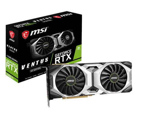 MSI NVIDIA GeForce RTX 2080 TI Ventus GP 11GB Bulk SHS Computer