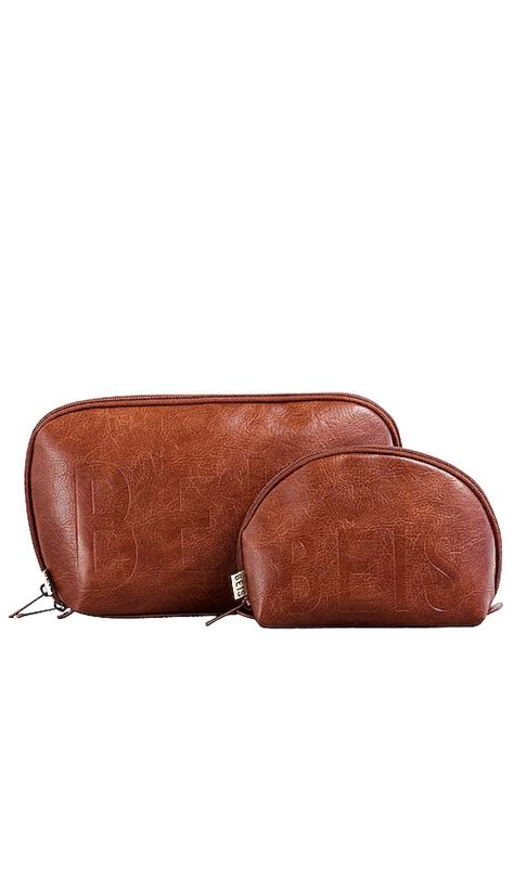 BEIS The Cosmetic Pouch Set in Maple | REVOLVE