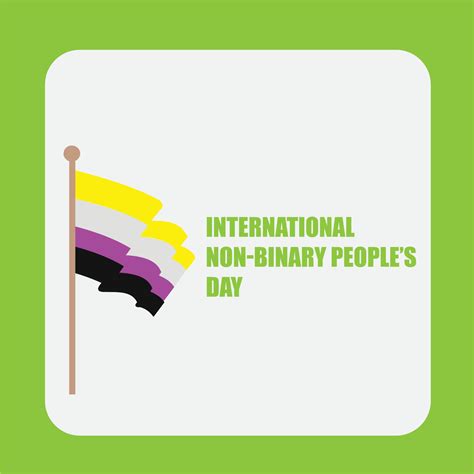 International Non Binary People S Day Vector Vector Art At Vecteezy