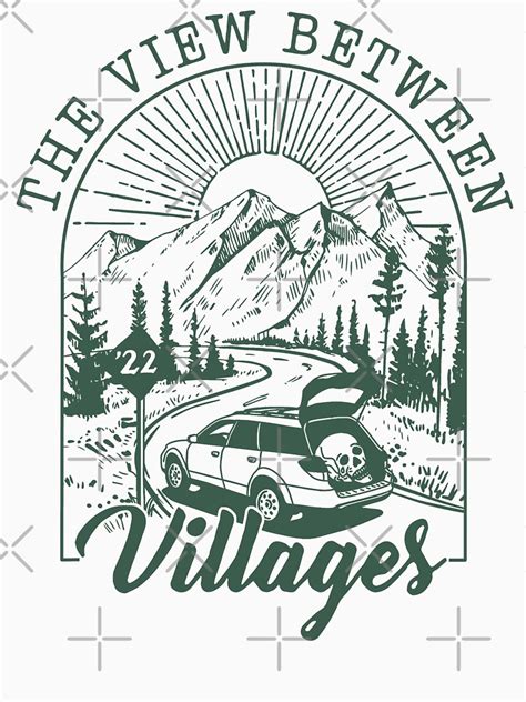 The View Between Villages Vintage Stick Season Summer Tour 2023 T