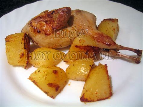 Codornices Con Patatas Al Horno Robochef Hoy Cocina L Robot De