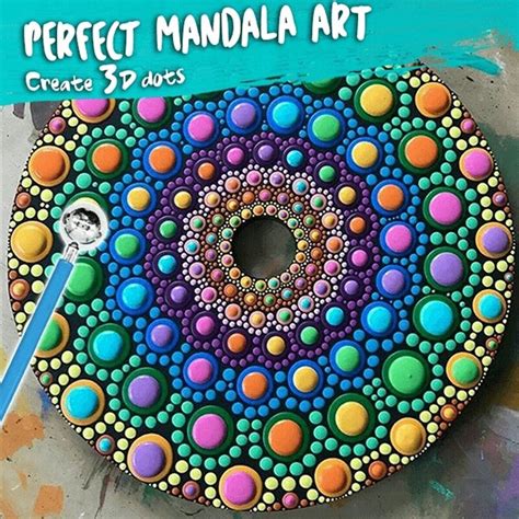 Pcs Mandala Dotting Tools Set Pen Dotting Tools Mandala Stencil Ball