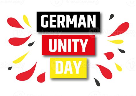 German Unity Day 19773137 Png