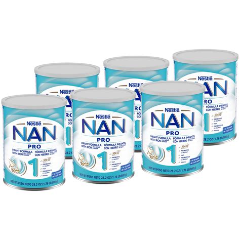 Nestlé Nan Pro 1 Powder Infant Formula 282 Oz Can Pack Of 6 Iron