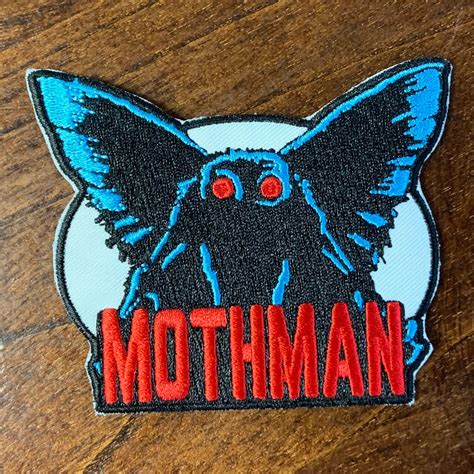 Mothman 35 Patch Etsy