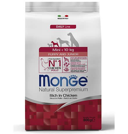 Monge Dog Mini корм для щенков мелких пород весом 800 гр, купить в ...