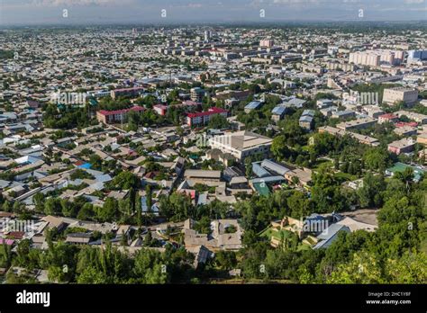 Aerial View Of Osh Kyrgyzstan Stock Photo Alamy