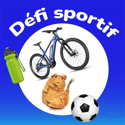 Mardi 13 juillet - Défi sportif/créatif 🚲🐹