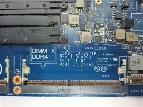 CDM60 LA E071P Intel Core I5 7300U Motherboard For Dell Laptop Latitude