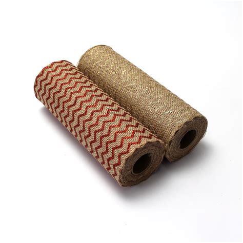 Burlap Mesh Rolls Glitter Wave Design 60177 Deco Mesh Wholesale