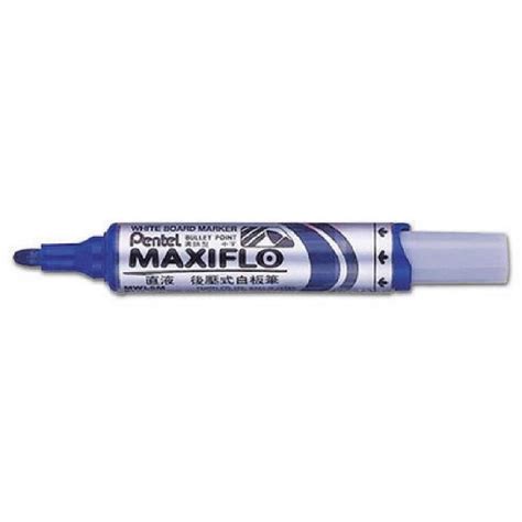 Pentel Maxiflo Whiteboard Marker Broad Bullet Blue