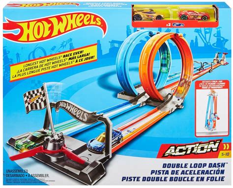 Игрушечный трек Hot Wheels Двойная петля GFH купить на OZON по низкой цене