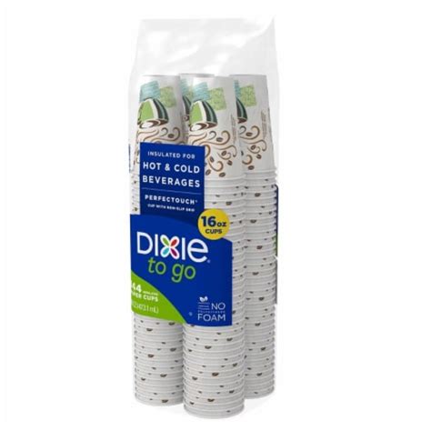 Dixie Perfectouch Insulated Hot Cold Paper Cups Coffee Haze Oz Count Count Ralphs