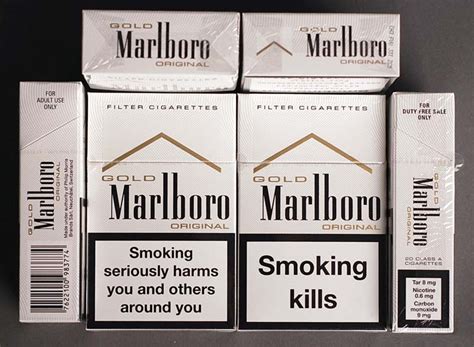 Marlboro Gold Nicotine