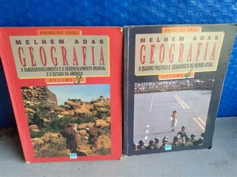 2 Livro Geografia Melhem Adas Volume 3 E 4 Originais 1995