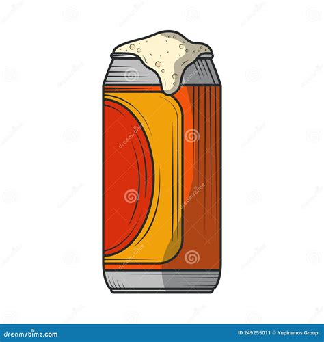 Icono De Lata De Cerveza Abierta Ilustraci N Del Vector Ilustraci N