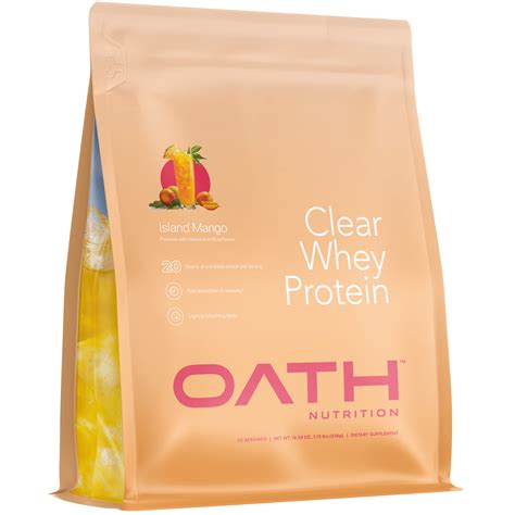 Clear Whey Protein Powder Clear Protein Isolate By Oath Nutrition