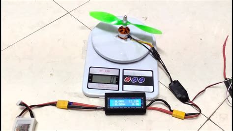 DYS D2822 1450 Kv Brushless Motor Review With Thrust Test YouTube