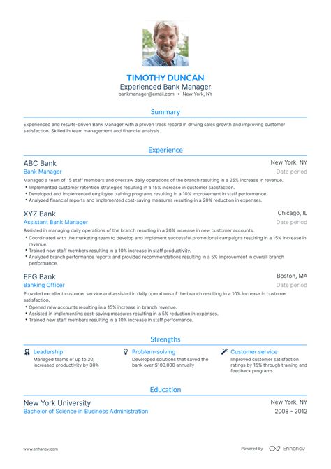 3 Bank Manager Resume Examples And Guide For 2023