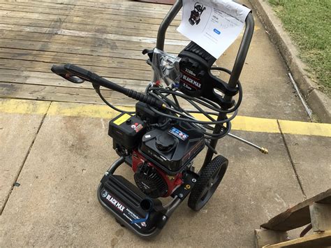 Black Max 3100 Psi Gas Pressure Washer Manual