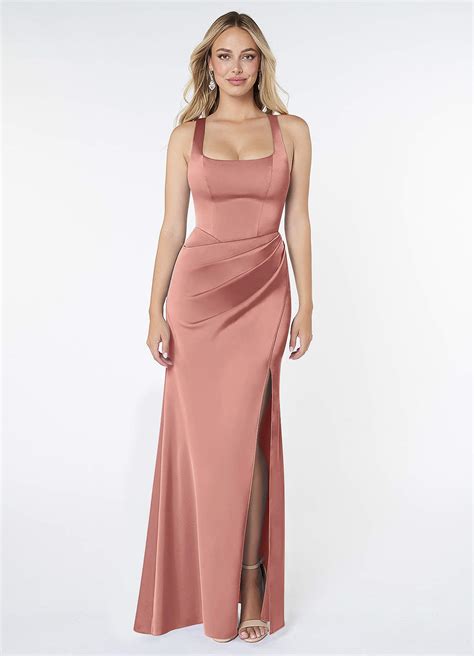 Azazie Mero Rosette Bridesmaid Dresses Azazie CA