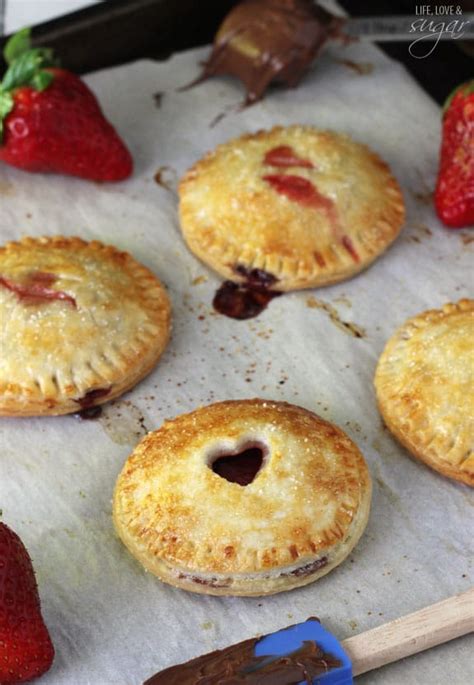 Strawberry Nutella Hand Pies Life Love And Sugar